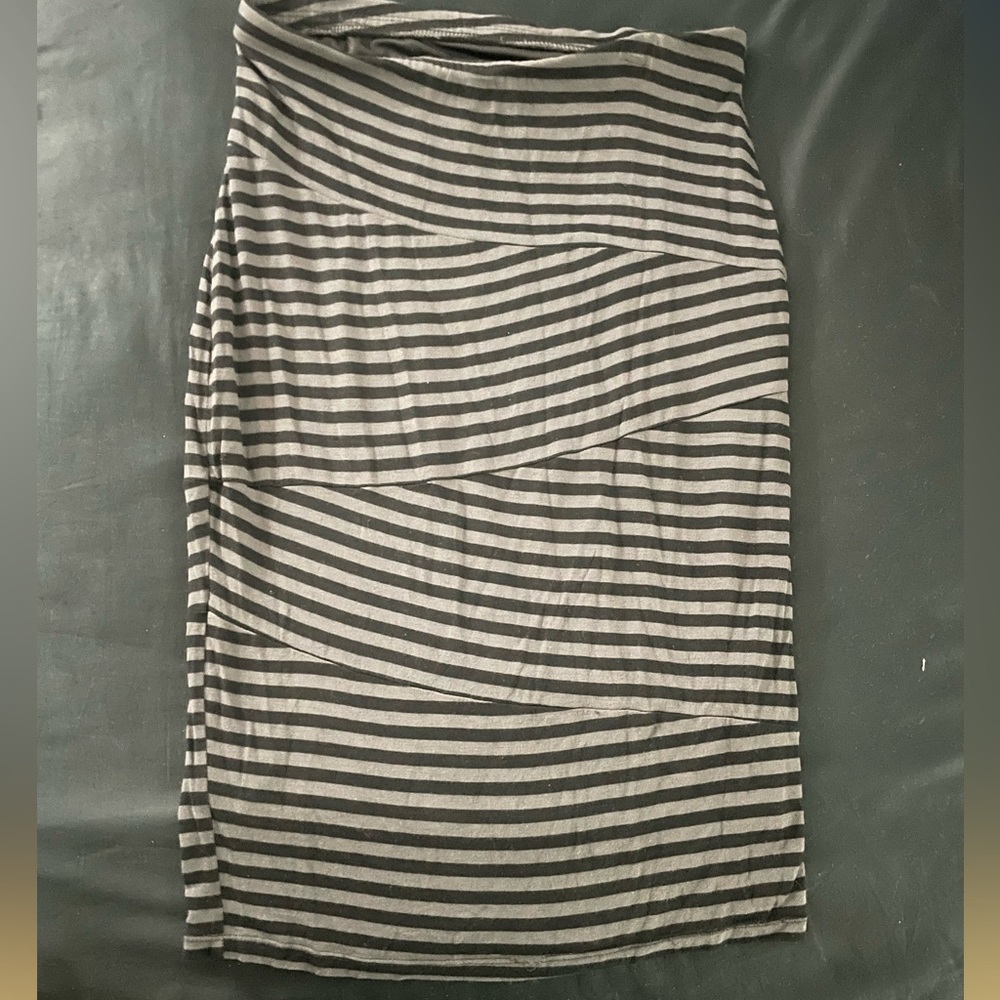 Massimo stripped pencil skirt